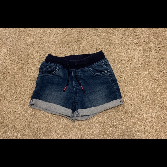 Cat & Jack Bottoms Cat Jack Girls Navy Stretchy Denim Shorts Poshmark